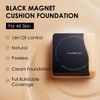 CARSLAN Black Magnet Cushion Foundation - Full Buildable Coverage, Moisturizing,