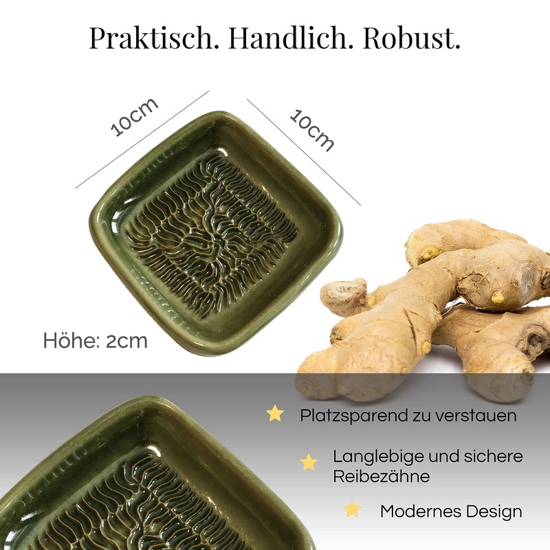 ANCKERAMIC Finland Original Ceramico Grater, Nutmeg Grater, Garlic Grater, Ginger