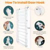 Zorpupoa 36 Pair Over The Door Shoe Rack Holder, 12