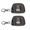 ASONPAO RB741 FM135 Mini Keychain Remote Transmitter for GTO Mighty Mule Linear Pro Access Gate Opener(2Pack)
