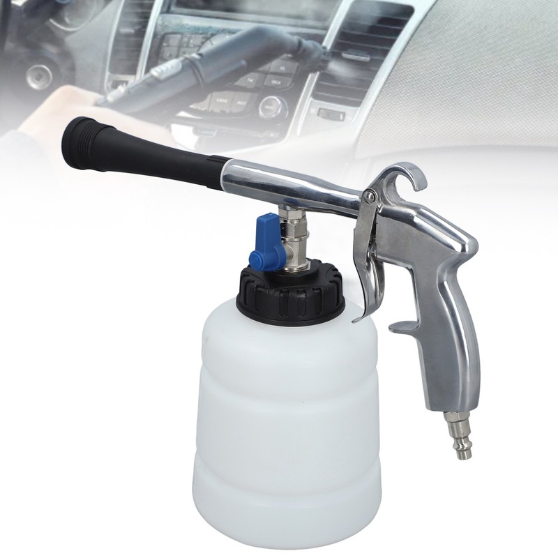 Car Cleaning Gun Compressed Air Blower with Brush Nozzle High
