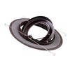 NICOR Lighting 6 inch Oil-Rubbed Bronze Recessed Gimbal Ring Trim,