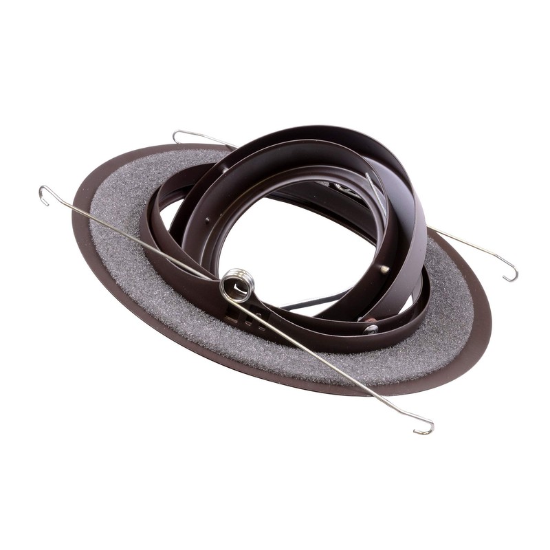 NICOR Lighting 6 inch Oil-Rubbed Bronze Recessed Gimbal Ring Trim,