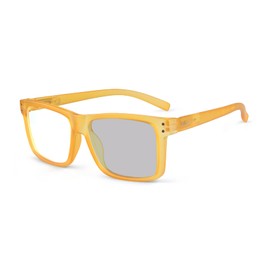 Eyekepper Transition Photochromic Reading Glasses Oversized Large Frame Yellow +2.0
