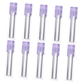 NOLITOY 2 Sets 10pcs Hydrating Lip Oil Vials Bottle with Cap Refillable Lip Vials Smooth Ball Suitable for Winter