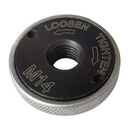 M14 Quick Change Heavy Duty Stainless Steel Angle Grinder Locking Retaining Flange Nut, Quick Change Fast Locking nut M14 Thread Hand Tighten