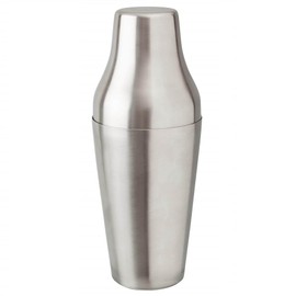 COCKTAIL7 Paris French Cocktail Shaker Continental 50cl Brushed Stainless Steel Barware SHA-PARIS-03