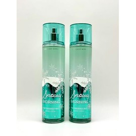 Bath and Body Work Snowy Morning Fine Fragrance Mist, 8 FL OZ, Set of 2