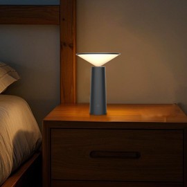 Dimmable Table Lamp Wireless,Movable 3 Color Temperatures USB Charging Nightlight Adjustable | Creative Restaurant Decoration for Cafe, Restaurant