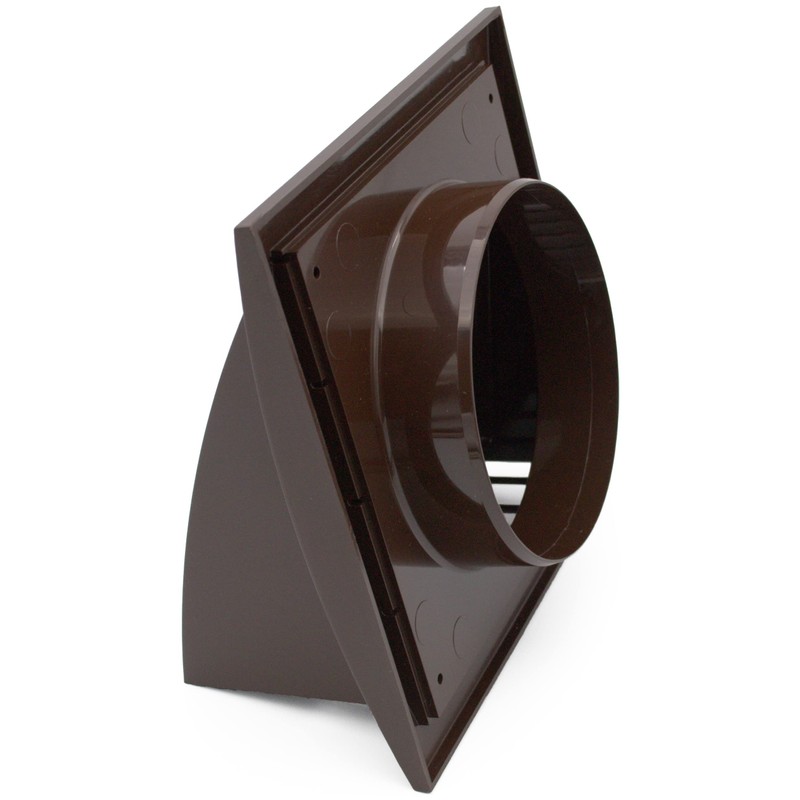 H&C VENT Brown Exhaust Hood Vent 153 mm with 100