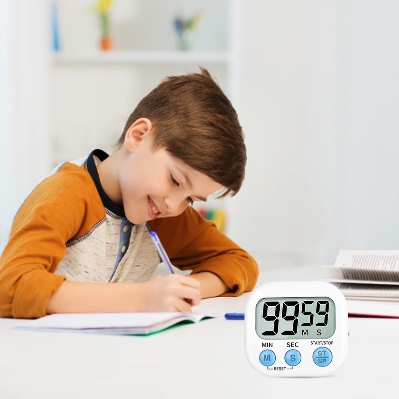 Digital Kitchen Timer for Cooking, Multi-Function Electronic Timer, Big Digits