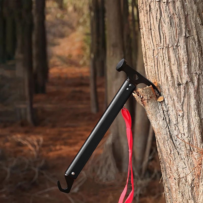 EVTSCAN Tent Stake Peg Puller Hammer - Outdoor Camping Hammer