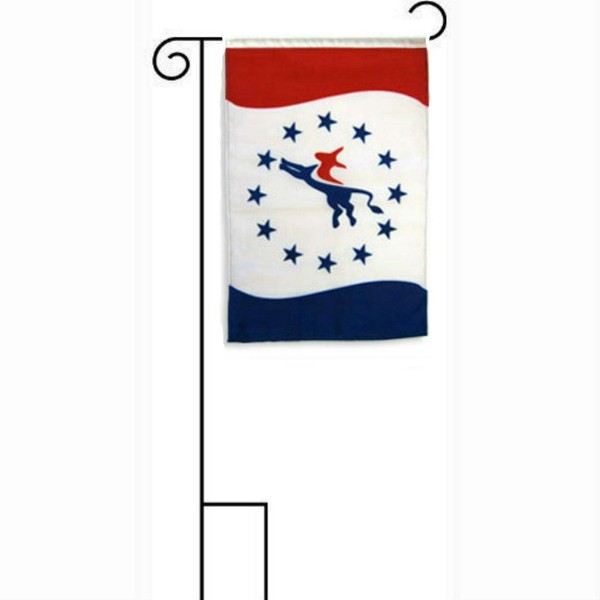 JumpingLight 12x18 12"x18" Democratic Party Political Donkey Sleeved with Garden