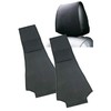 S.fields.inc Car Headrest Covers with Pockets - Black - Set