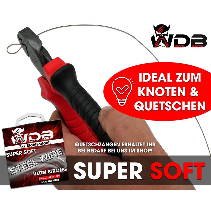 Wild Devil Baits Steel Wire 7 x 7 Steel Leader