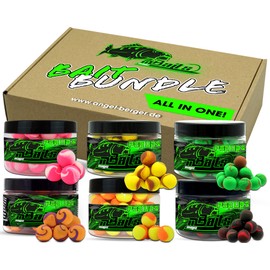 Magic Baits Bait Bundle Premium Two Tone Pop Ups All in One Bait Set Pop Up Boilies Economy Pack Carp Hookbaits Floating Value Pack Boilies Floating