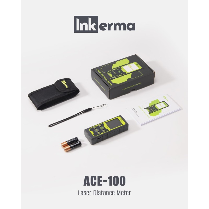 Laser Measure, Inkerma Laser Measurement Tool, 328Ft/100M Laser Distance Meter