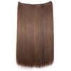 Hair Extensions, 1 Braid, Hair Thickening, Smooth with Invisible Wire