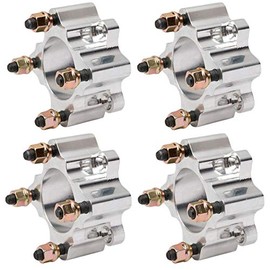 2 Pairs Can Am X3 1000 2" Wheel Spacers 4/137 12mm studs Each Pair = 4" of added width Front & Rear Save a lot of weight-each spacer only 2.2 LBS Made by Alba Racing