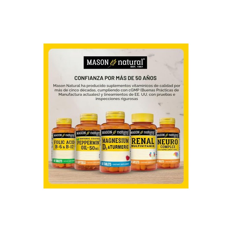 Mason Natural Aceite de Menta | Comodidad Gastrointestinal Natural |