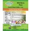 Wild Berry Plum French Roast Coffee (Gourmet, Naturally Flavored, Whole