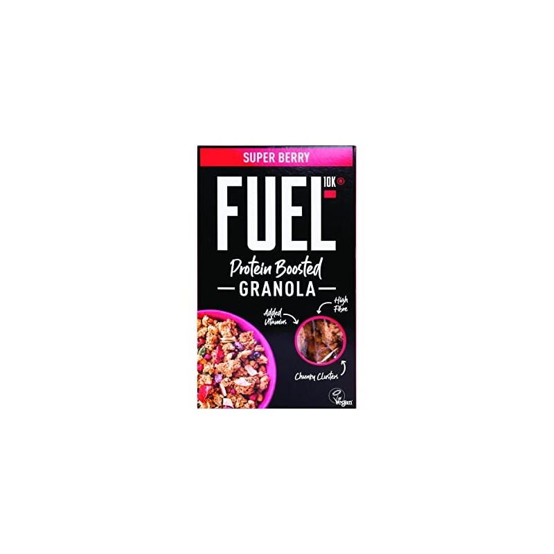 FUEL10K Fruit Loaded Chunky Granola, Protein Boosted & High in