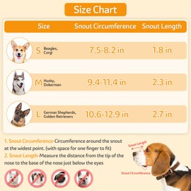 Coppthinktu Dog Muzzle, Soft Mesh Muzzle for Small Medium Large Dog Mouth Guard, Breathable Muzzles to Prevent Biting Barking, Adjustable Mouth Cover Muzzle for Dogs Allow Panting Drinking