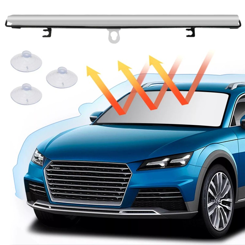 DONWELL Honda Car Sun Shade- Retractable Windshield Visor Folding UV