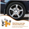 Gatuida Bike 12 Pcs Dice Valve Cap Tire Valves Stem