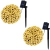 Not Available 2 Pack Solar String Lights Outdoor, 42ft -