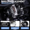Alternator Replace 23100-ZH00D Compatible with Nissan Frontier 07-19,for Titan 06-15,for