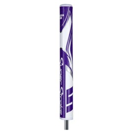 Super Stroke Zenergy Tour 2.0 Putter Grip with 1 Tape Strip (Choose Color) (Purple / White)