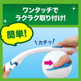 Scrubbing Bubble, Flushable Toilet Brush, Floral Soap Scent, Main Unit + 24 Refills, Set of 1 Variety + Kunutonn Original Logo H Towel Included