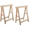 Saw Horses 2 Pack - Heavy Duty Sawhorses 2 Pack