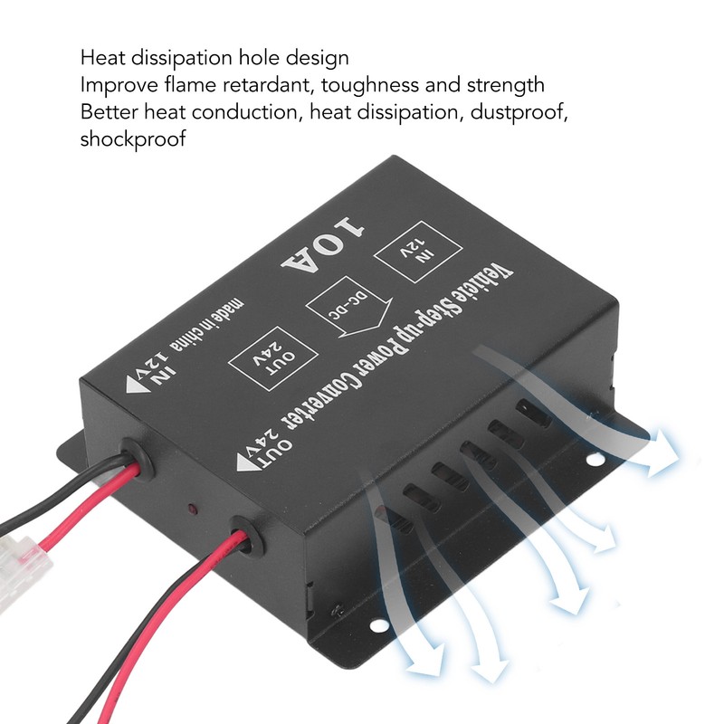 Step Up Power Converter DC 12V to 24V Boost 10A
