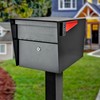 Mail Boss 7521 Mail Manager Locking Mailbox, Large, Black &
