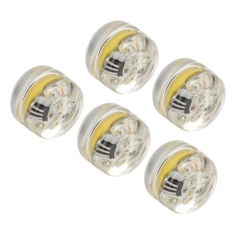 5Pcs Underwater Lure Lamp Compact Lightweight Waterproof LED Fishing Bait
