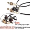 Sanooer Oxygen Sensor with Socket O2 Sensor Upstream Downstream 2PCS