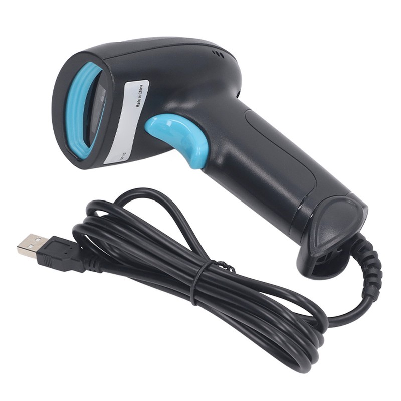 1D Barcode Scanner High Accuracy Fast Decoding Ergonomic USB Wired