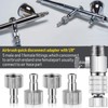 Airbrush Quick Coupler Quick Release Adapter Connecter 1/8" for Badger