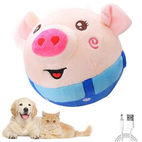Yozexin Active Moving Pet Plush Toy Interactive Dog Toys, Electronic,