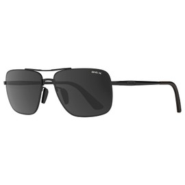 BEX® SUNGLASSES PORTER FULL METAL FRAME LIFESTYLE SUNGLASSES (Matte Black/Gray)