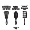 TouchDown Paddle Brush Flexible Bristle Wet or Dry Damp Styling