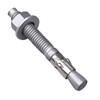 Horiznext 3/8 Concrete Anchors, Galvanized Carbon Steel Wedge Anchors with
