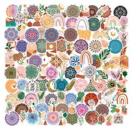 YFLeomry 150 Stück Wasserfeste Sticker Set für DIY，Laptop, Wasserflasche, Tagebuch，Hochwertige Wasserdichte Vinyl Sticker(Bohème-Stil)