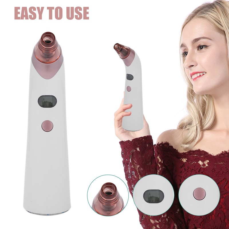 Electric Blackhead Remover Facial Acne Comedo Extractor Rechargeable Blackhead Suction