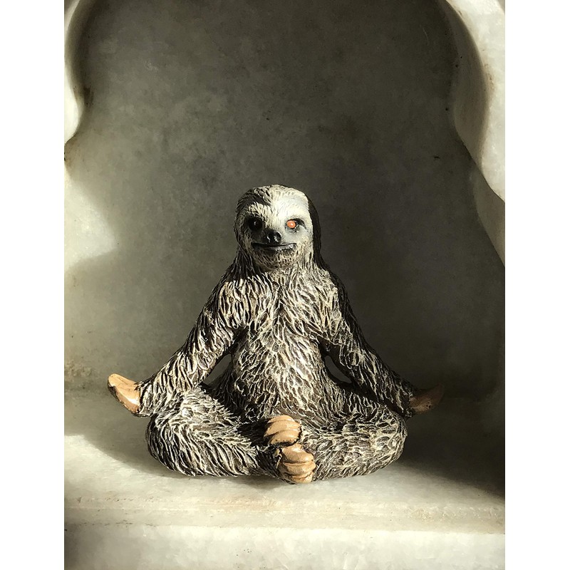 Yoga With Sloths Figurines Set of Five - 3" Sloth
