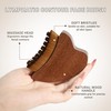 Xuborku Wood Lymphatic Contour Face Brush Dry Brushing and Gua