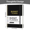 Budget Planner, A5 Budget Planner with Expense Tracker Notebook, Undated