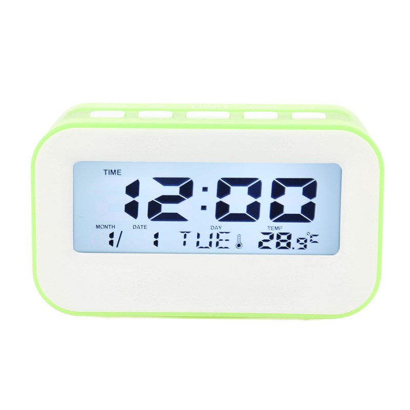 LCD Kids Alarm Clock Backlight Musical Alarms Countdown Timer Function